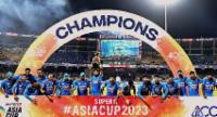 India thrash Sri Lanka to lift Asia Cup